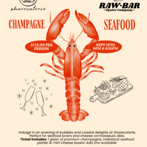 Champagne and Raw Bar