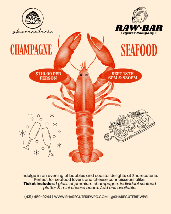 Champagne and Raw Bar