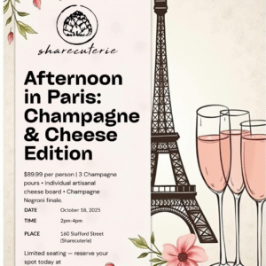 Afternoon in Paris: Champagne & Cheese Edition