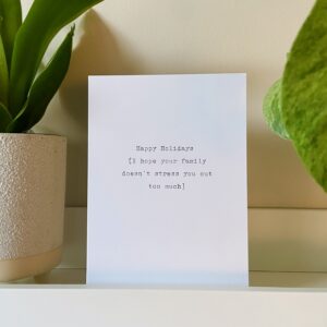 Locally Made Holiday Cards by SV.Poetree
